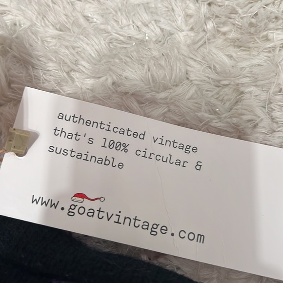 FLASH SALE Goat Vintage reworked argyle sweater NWT - Picture 7 of 13